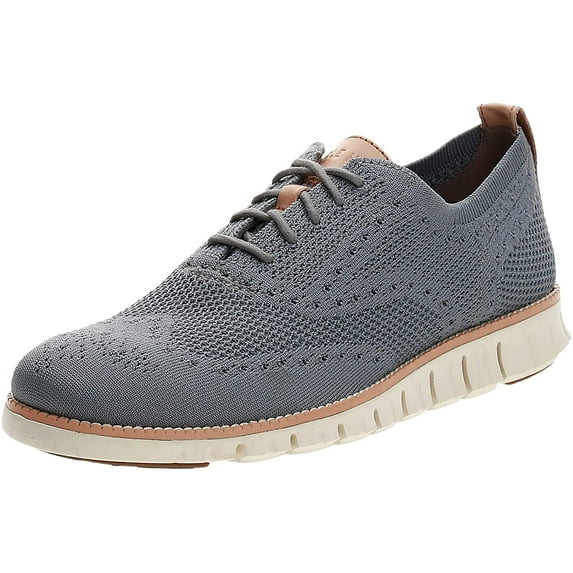 Cole Haan Zerogrand Wingtip Oxford Stitchlite Mens Shoes Size 8.5, Color: Irnstn Knit/Ivory