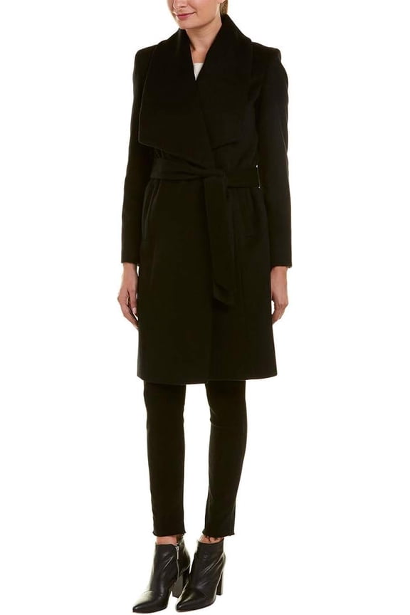 womens Belted Wool Classically Elegant Coat for Year-round Style