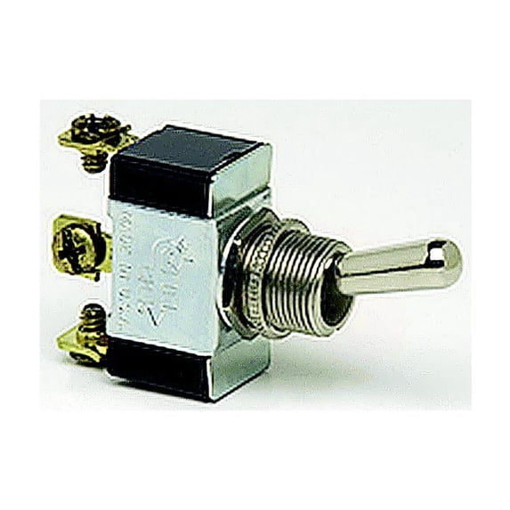Cole Hersee 5502104BP Toggle Switch, (ON)-OFF-(ON) SPDT, Retail Pkg