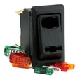 thumbnail image 1 of Cole Hersee Lighted Rocker Switch SPDT On-Off-On 4 Blade [58328-103-BP], 1 of 2
