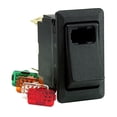 thumbnail image 1 of Cole Hersee Lighted Rocker Switch SPST On-Off 4 Blade [58328-101-BP], 1 of 2