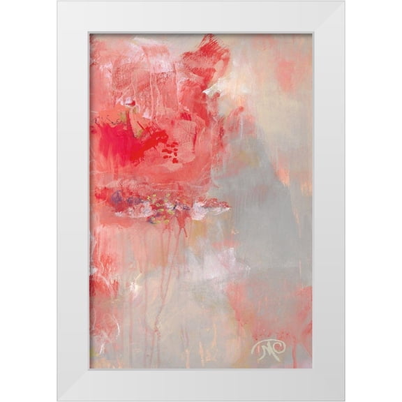 Cole, Macy 11x14 White Modern Wood Framed Museum Art Print Titled - At First Blush III