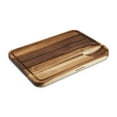 thumbnail image 1 of Cole & Mason Berden Cutting, Chopping, Serving & Carving Board, Acacia Wood 8.5" x13.5", 1 of 7