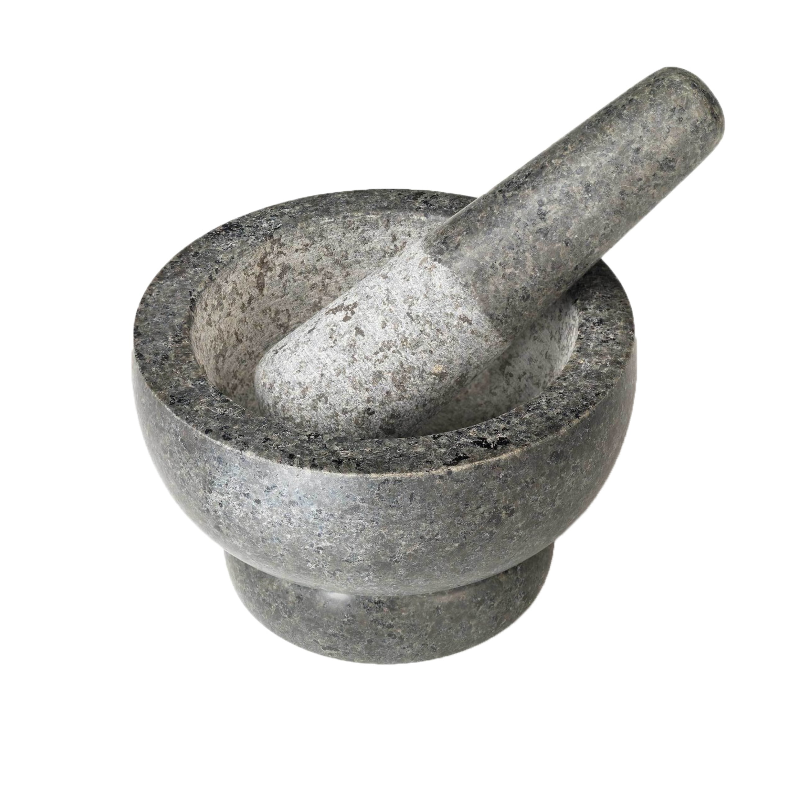 Gray Granite 6.25" Molcajete Mortar and Pestle Set