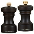 thumbnail image 1 of Cole & Mason Hoxton Chocolate Brown Wood Salt and Pepper Mill Gift Set 4", 1 of 7