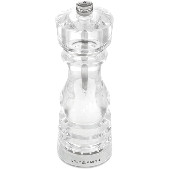 Cole & Mason London Acrylic Salt and Pepper Mill Gift Set 8"