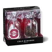 Cole & Mason Stainless Steel Acrylic Salt and Pepper Mill Set