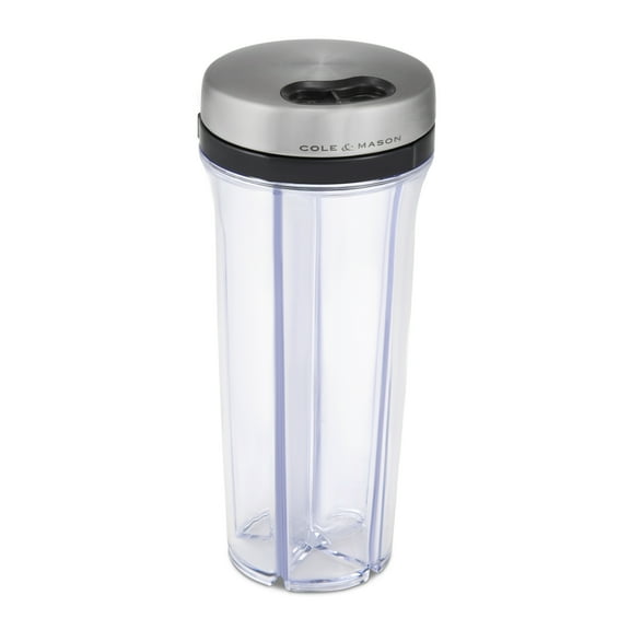 Cole & Mason Saunderton Spice Storage & Shaker, Acrylic and Stainless Steel 5 Chambers 7.68"