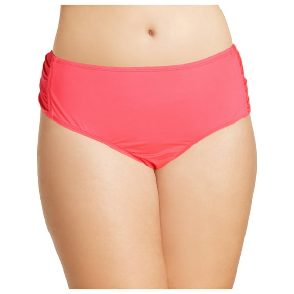 Cole Of California Womens Plus Shirred Hipster Swim Bottom Separates