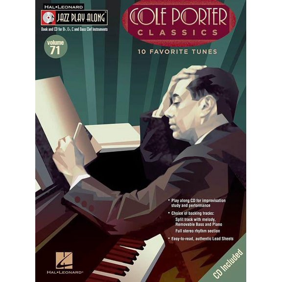 Hal Leonard Cole Porter Classics - Jazz Play Along Volume 71 Book with CD