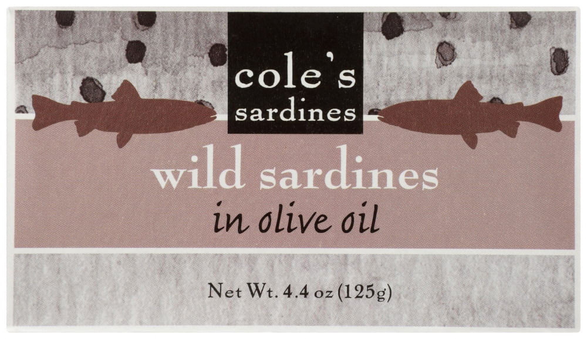 Cole'S Sardines Portuguese Sardines, 4.4 Oz