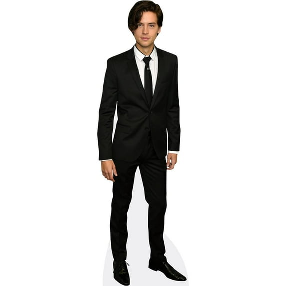 Cole Sprouse (Black Suit) Lifesize Cardboard Cutout Standee