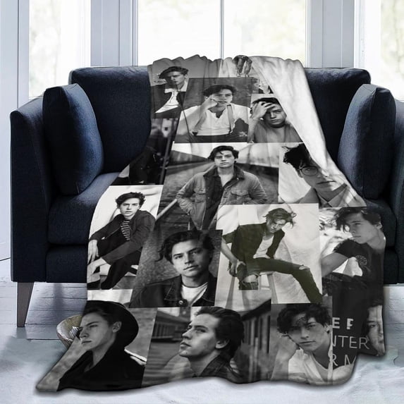 Cole Sprouse Blanket Super Soft Lightweight Fleece Thermal Blanket All Season for Bed Couch Living Room Air Conditioning Blanket