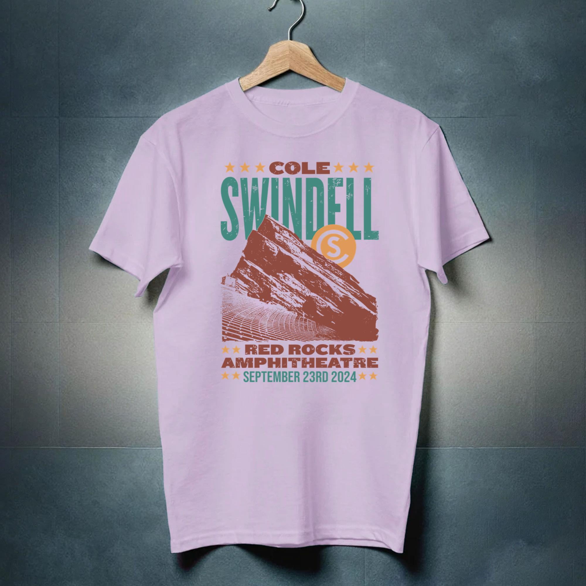 Cole Swindell Red Rocks Amphitheatre September 23rd 2024 Shirt-TH49568 ...