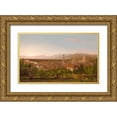 thumbnail image 1 of Cole, Thomas 24x16 Gold Ornate Wood Framed with Double Matting Museum Art Print Titled - View of Florence, 1 of 4