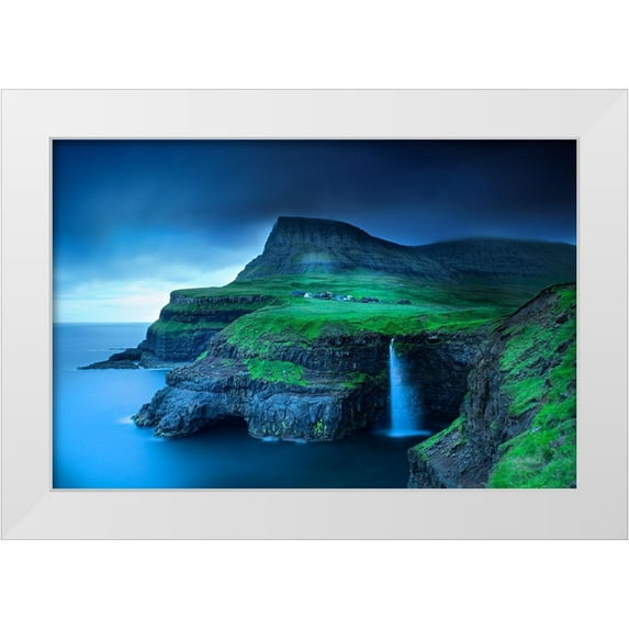 Cole, Trevor 14x11 White Modern Wood Framed Museum Art Print Titled - Gasadalur