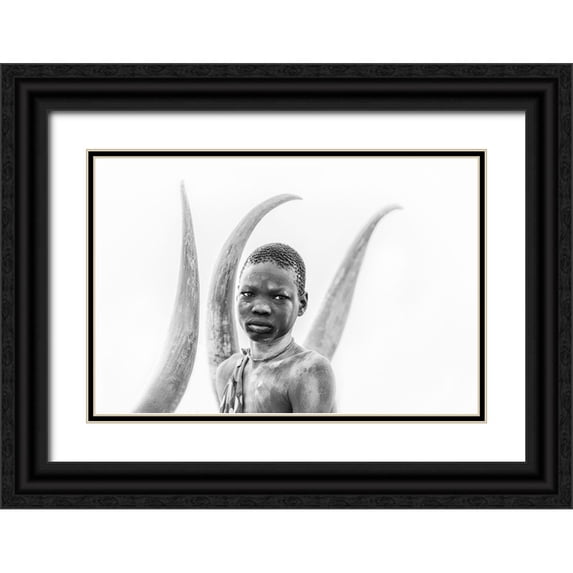 Cole, Trevor 24x17 Black Ornate Wood Framed with Double Matting Museum Art Print Titled - Framed