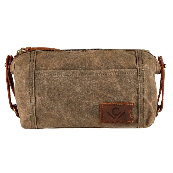 Cole Wheeler P7506 Waxed Canvas Dopp Kit