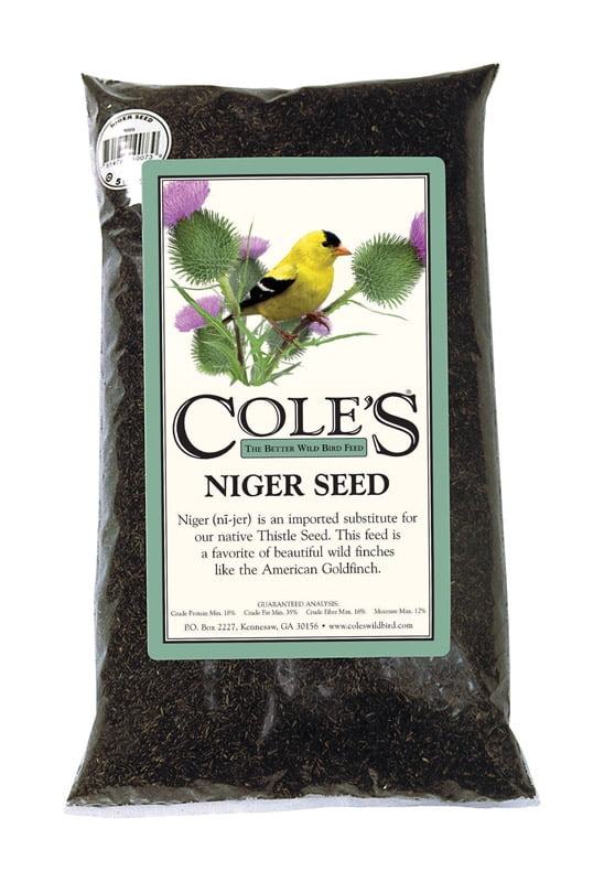 Cole's NI05 Niger Bird Seed, 5-Pound