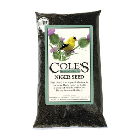 Cole's NI05 Niger Bird Seed, 5-Pound