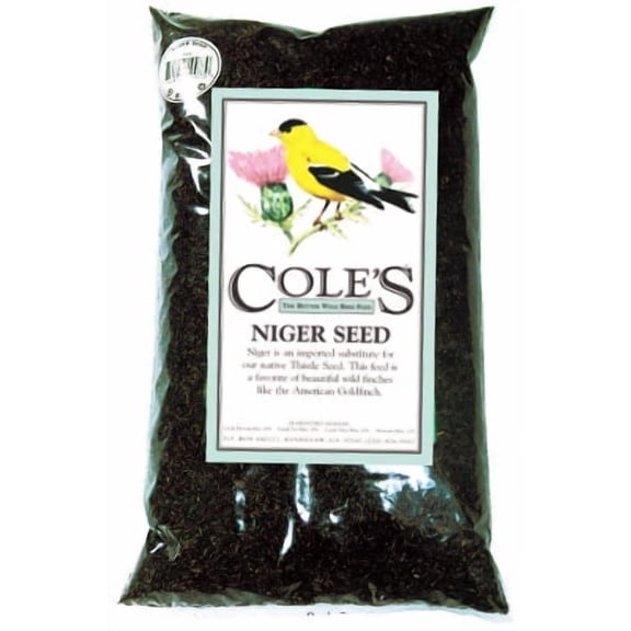 Cole's NI05 Niger Bird Seed, 5-Pound