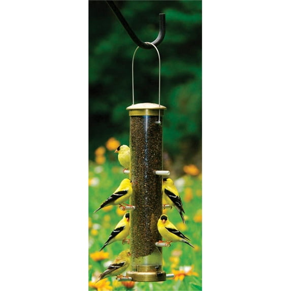 Cole's Nifty Niger Wild Bird Feeder, Clear Polycarbonate, 8 Ports