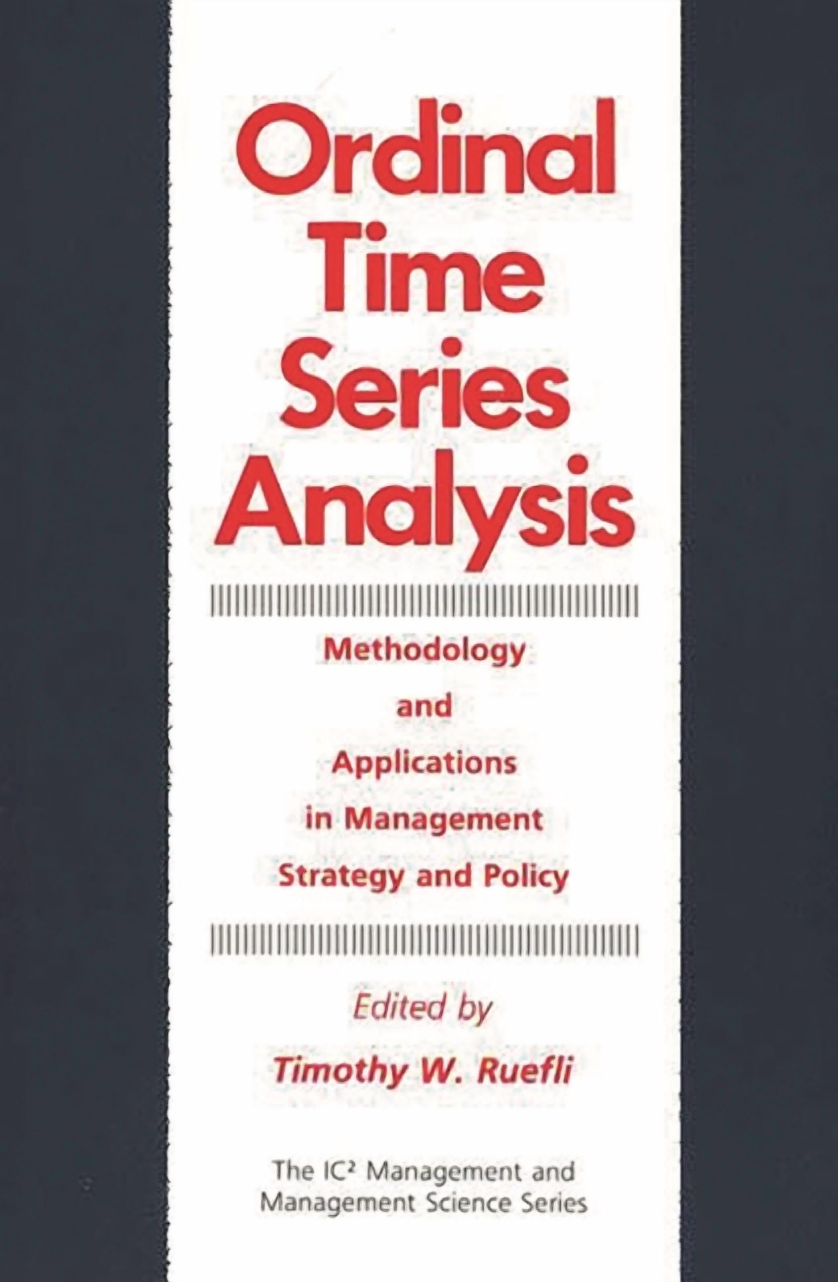 Ordinal Time Series Analysis: Methodology and Applications in ...
