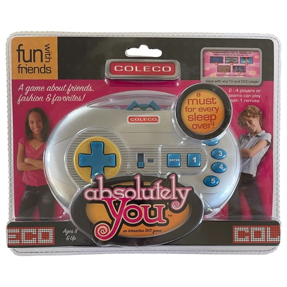 Coleco Absolutely You Interactive DVD TV Game with Remote