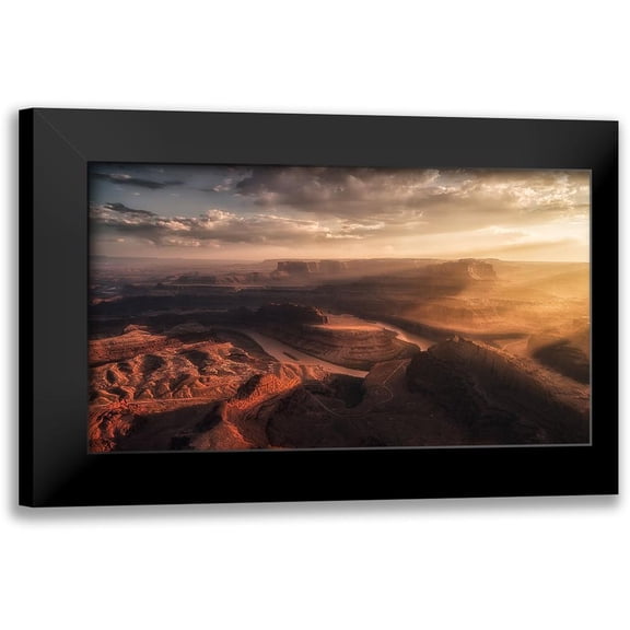 Colella, Rene 14x10 Black Modern Framed Museum Art Print Titled - Light Blades