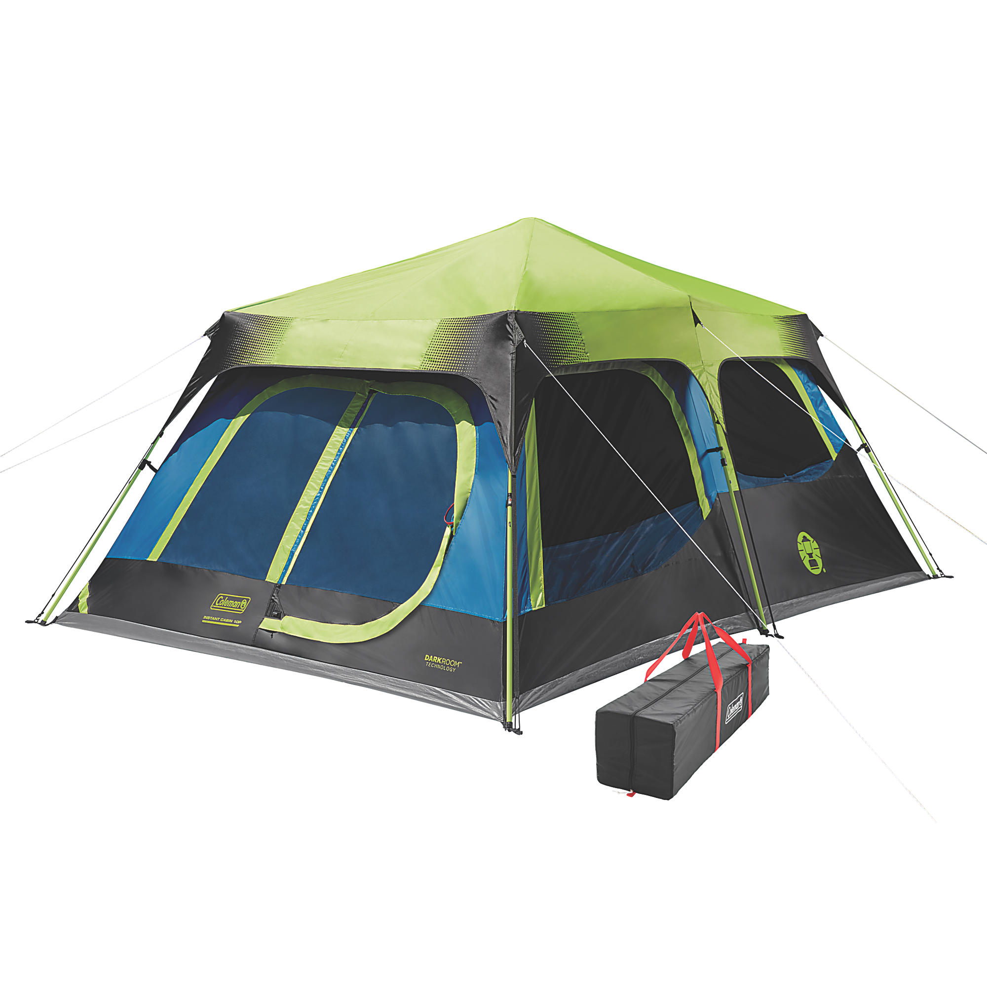 Coleman® 10-Person Dark Room™ Cabin Camping Tent with Instant Setup, 1 Room, Blue - image 1 of 6
