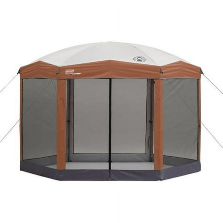Coleman® 12 x 10 Back Home™ Instant Setup Canopy Sun Shelter Screen House, 1 Room, Brown