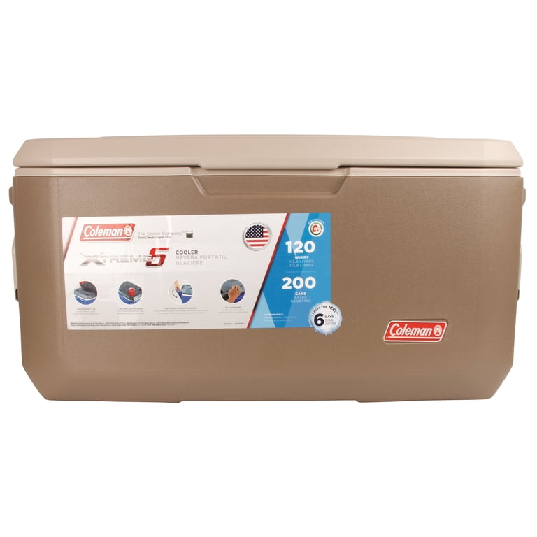 こーみん Coleman 120 Quart Xtreme 6 Day Heavy Duty Cooler, Tan - Walmart.com