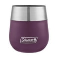 thumbnail image 1 of Coleman 13oz Claret Insulated Stainless Steel Wine Glass, Purple, 1 of 13