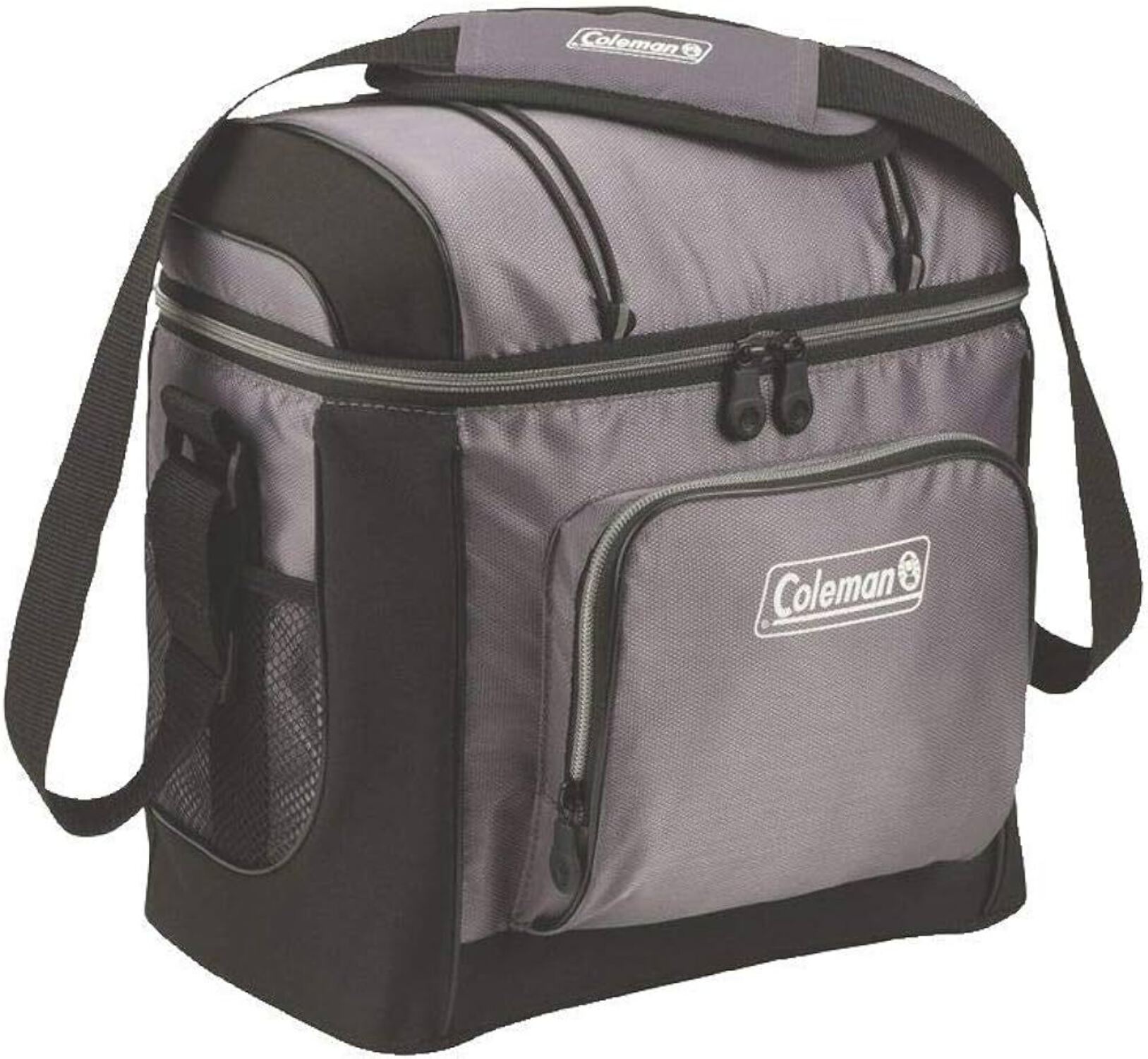 Coleman 16 Can Soft Cooler Insulated Outdoor Camping Picnic Bag Grey