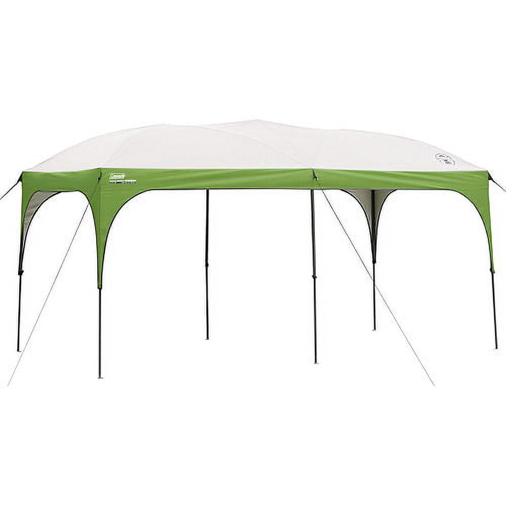 Coleman 16 x 8 Straight Leg Instant Canopy Gazebo 128 sq. ft Coverage Walmart