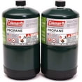 thumbnail image 1 of Coleman 2 Pack Propane Fuel Tank - 16 oz, Green, Steel, 1 of 1