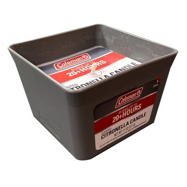 Coleman 2 Wick Citronella Candle 11oz Square Pail