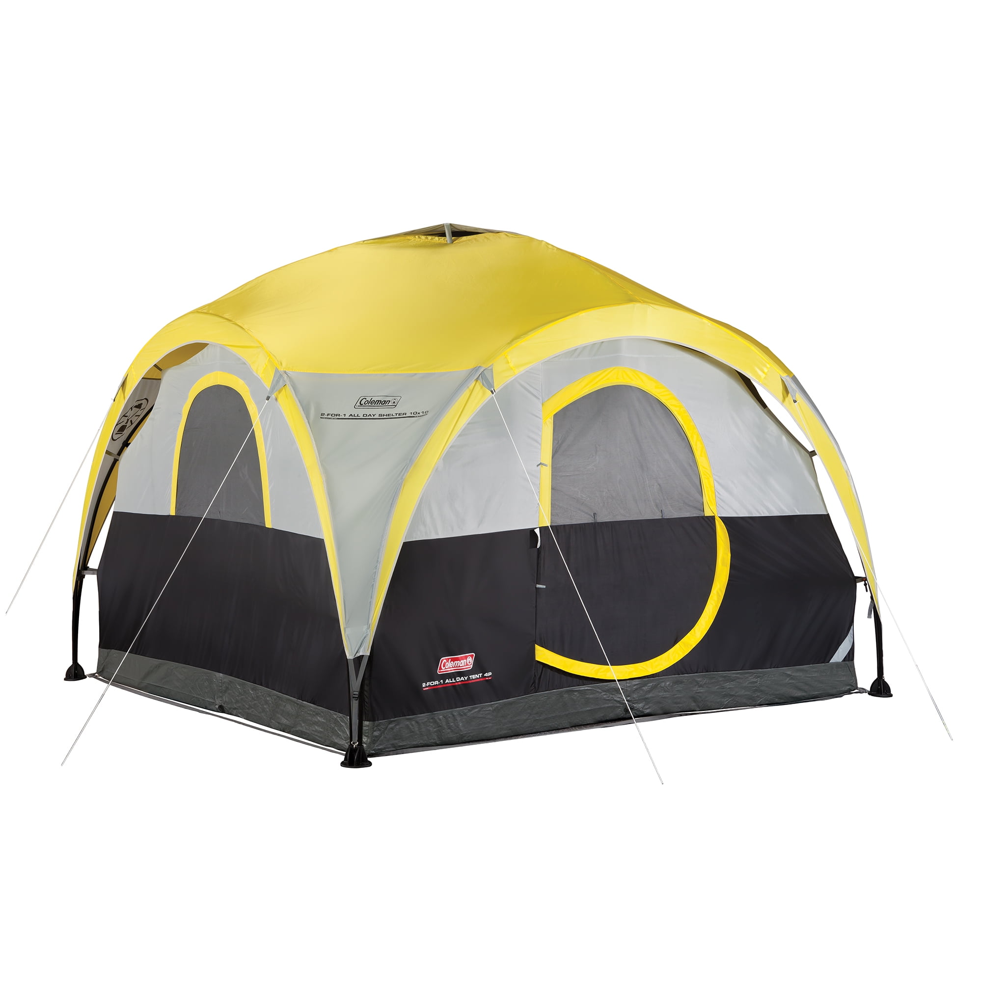 Coleman 2 for 1 100 Square Foot 4 Person Camping Dome Coleman 2 for 1 100 Square Foot 4 Person Camping Dome