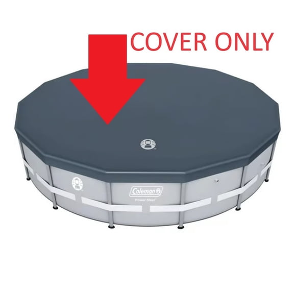 Coleman 20' Round Black Pool Cover for Above-Ground Pools