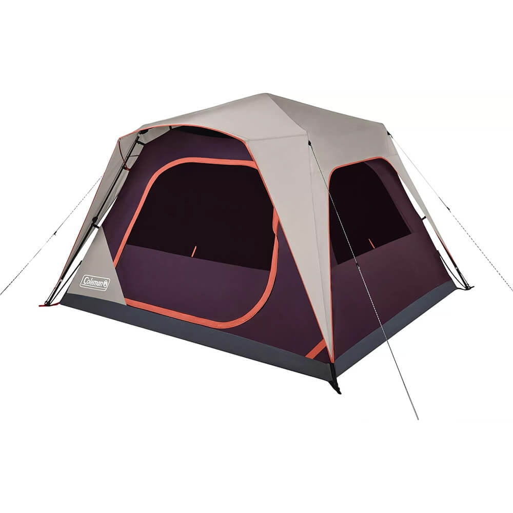 Coleman 2000038278 Skylodge 6 Person Instant Camping Tent Blackberry