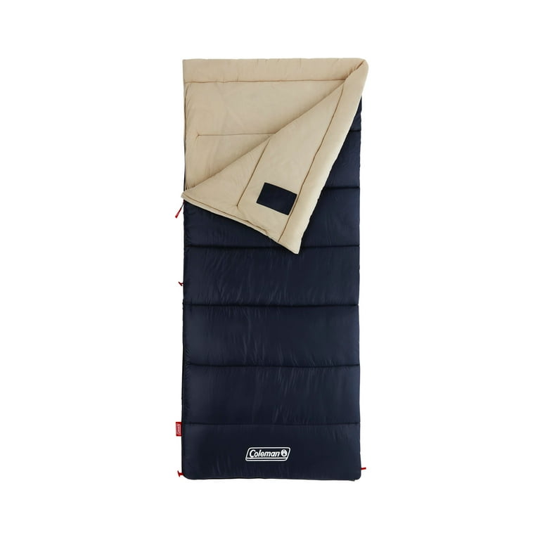 Coleman Autumn Glen 30°F Cold Weather Sleeping Bag, Adult, Navy