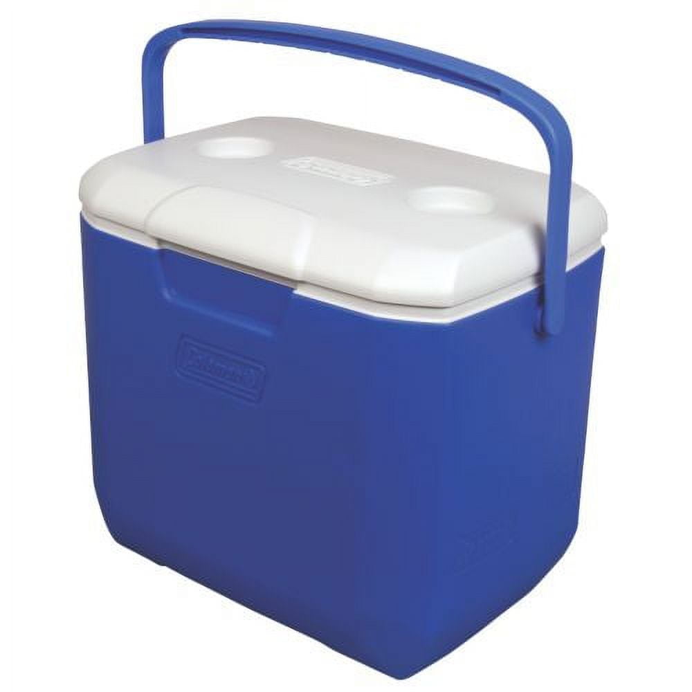 Coleman 30 Quart Cooler 7.5gal Thermozone Insulation Blue Plastic