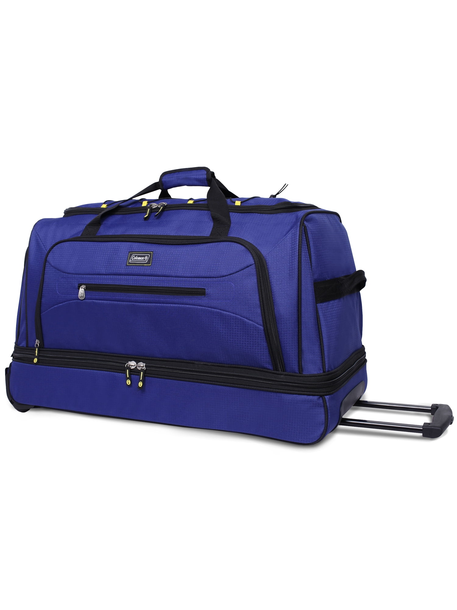 Coleman 30in Rolling Drop Bottom Duffel Bag, Blue
