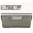 thumbnail image 1 of Coleman Classic 120 QT Hard-Sided Ice Chest Cooler, Silver Ash, 1 of 10