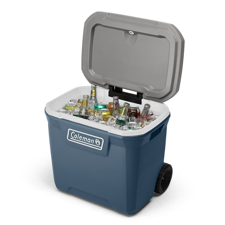 Free Shipping! Coleman Ice Chest 60QT Rolling Cooler with Wheels