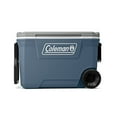 thumbnail interactive-video image 1 of Coleman 316 Series 62QT Hard Chest Wheeled Cooler, Lakeside Blue, 1 of 8