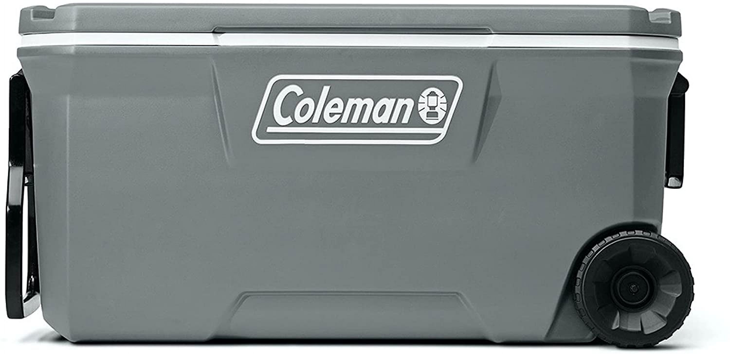Coleman 316 Series Insulated Portable Cooler with Heavy Duty Wheels