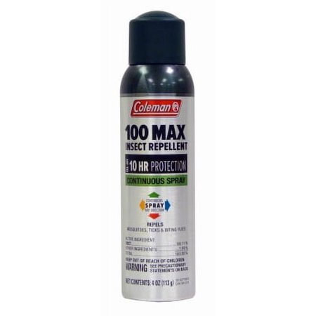 Coleman 4 OZ 100 Max Deet Insect Repellent Sprays In Any Direction, Each