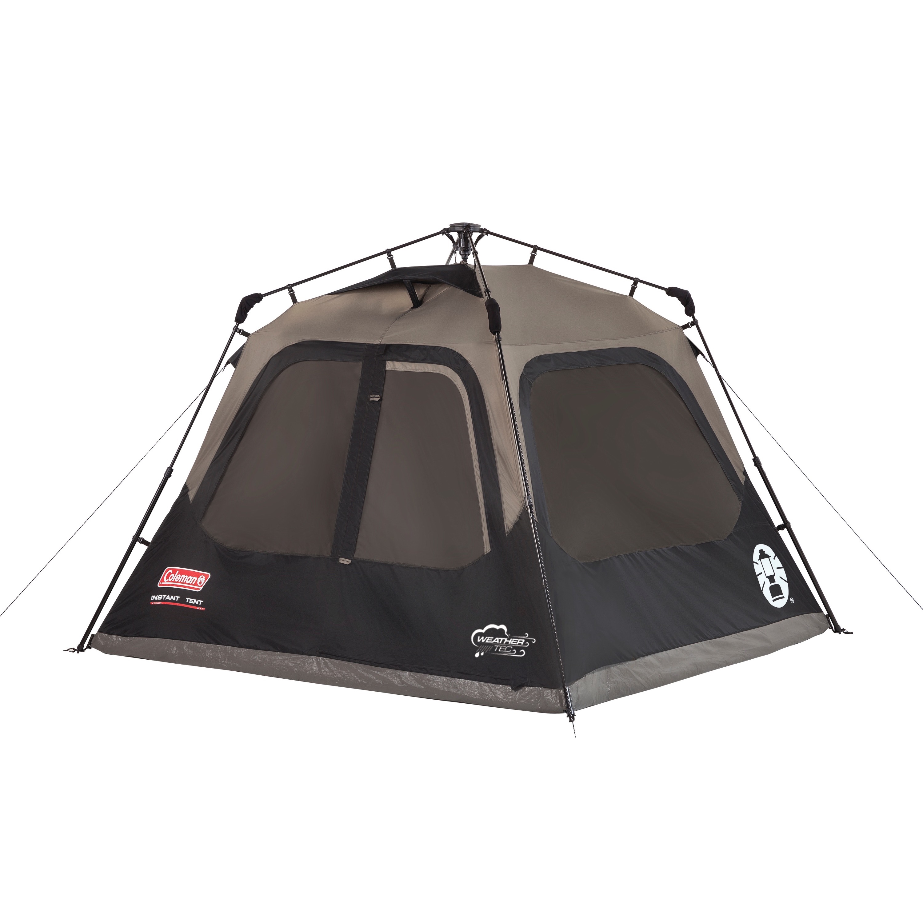 Coleman 4-Person Cabin Camping Tent with Instant Setup, 1 Room, Gray - image 1 of 7