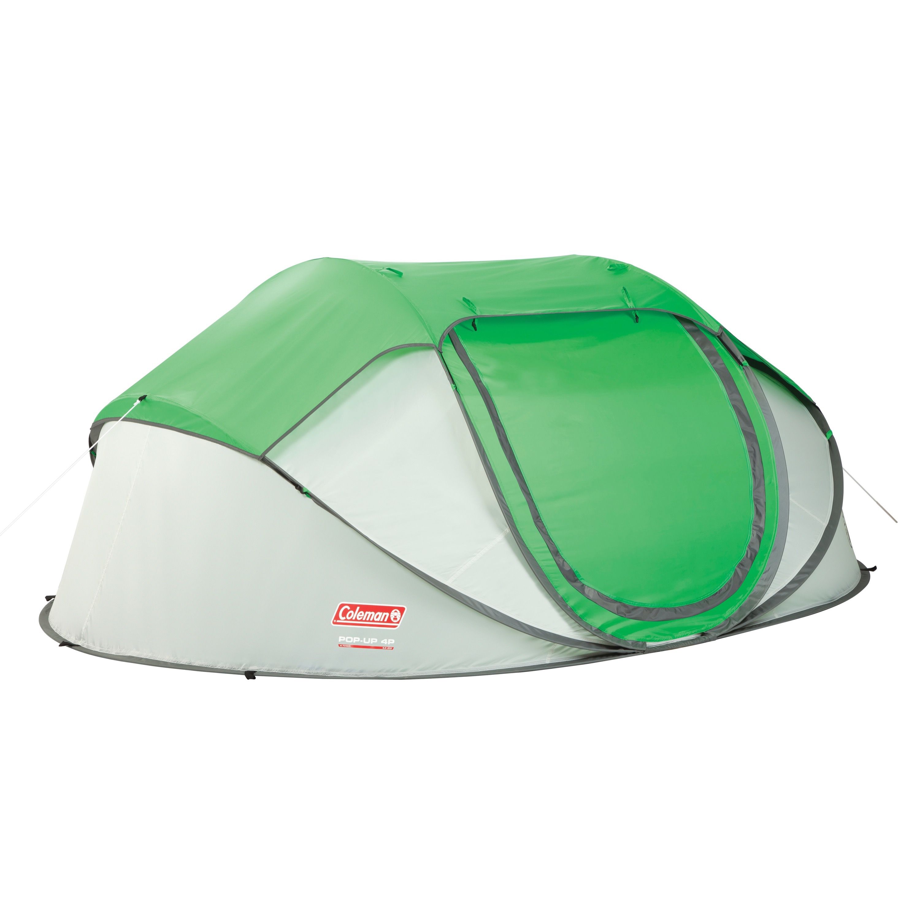 Coleman 4-Person Instant Pop-Up Tent 1 Room, Green - image 1 of 6